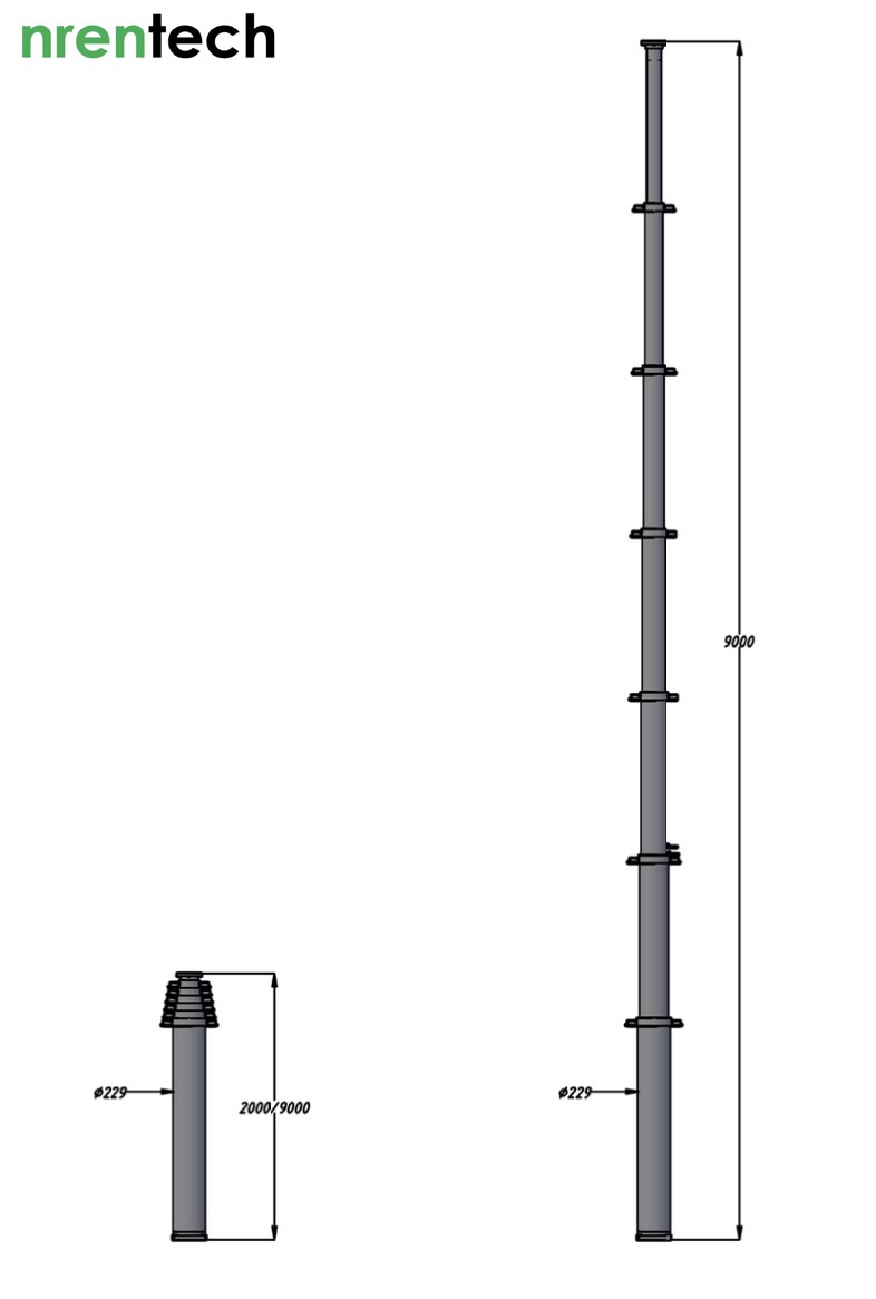 9m-pneumatic mast-nrentech